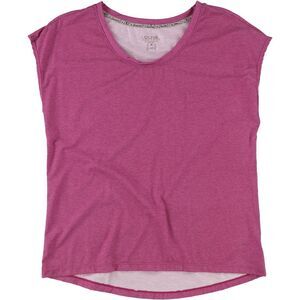 SOLFIRE Womens Morgan Heathered Basic T-Shirt, Pink, NWT
